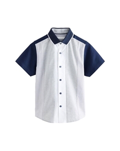 Рубашка на пуговицах классического кроя, белый Next