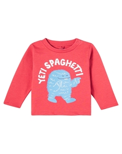 Детский джемпер из хлопкового джерси с принтом, Rust Stella mccartney kids