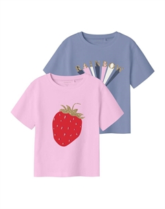 Рубашка NMFKATINKA, цвет Dusty blue/Rose Name it