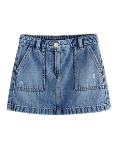 Юбка, синий деним Next