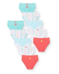 Трусы, цвет Turquoise/Pink/White Minoti