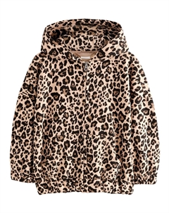 Толстовка с капюшоном на молнии, цвет Light beige/Dark beige Next