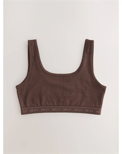 Бюстгальтер-бралетт, коричневый Next