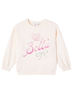 Хлопковый джерси свитшот с принтом, Antique White Konges slojd