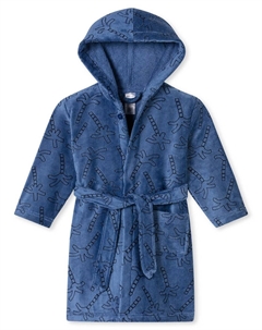 Халат Aqua, синий Schiesser