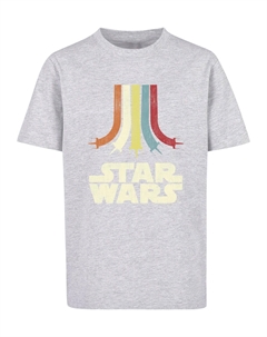 Рубашка Star Wars - Retro Rainbow, цвет Grey/Light grey Absolute cult