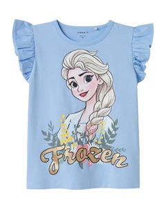 Рубашка NMFABLA FROZEN, светло-синий Name it