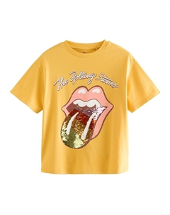 Рубашка Rolling Stones Band, цвет yellow gold Next