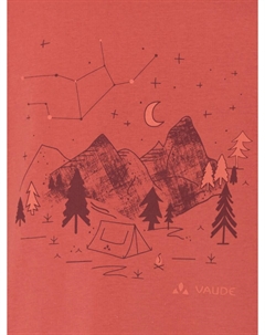 Футболка Performance Lezza, цвет Cherry red/Melon Vaude