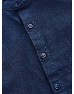 Рубашка на пуговицах классического кроя, индиго Next