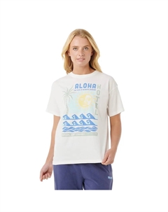 Футболка с коротким рукавом Aloha Hotel Relaxed, белый Rip curl