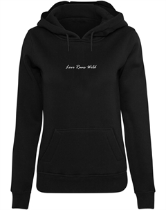 Толстовка Love Runs Wild, черный Merchcode