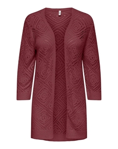 Вязаный кардиган, красный Only