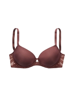 Бюстгальтер пуш-ап, коричневый Lascana