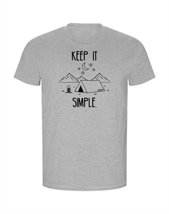 Футболка с коротким рукавом Keep It Simple ECO, серый Kruskis