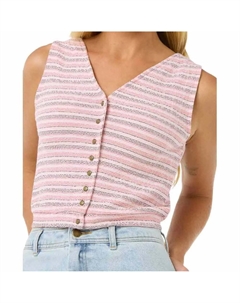 Футболка без рукавов Sanza Waffle II, розовый Rip curl