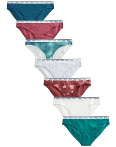 Трусики, цвет Cyan blue/mottled grey/Emerald/Burgundy/Wine red/White Next