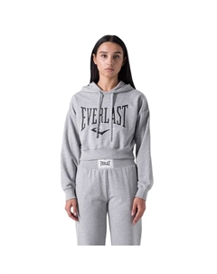Худи Cropped logo, серый Everlast