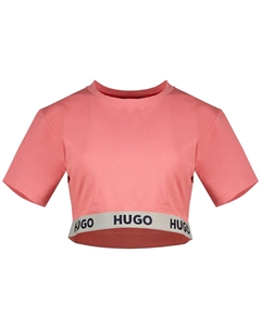 Футболка с коротким рукавом Sporty Logo 10262204 01, розовый Hugo