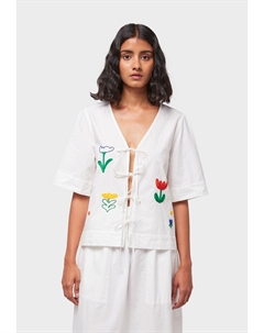 Блуза GARDEN, белый Bobo choses