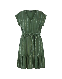 Платье Waiki short sleeve midi, зеленый Protest