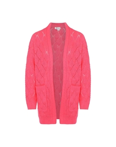 Вязаный кардиган, розовый Izia