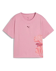 Футболка с коротким рукавом спортивная Floral Ribbon Fashion Graphic, розовый Puma