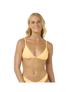 Топ бикини Premium Surf Fixed Triangle, желтый Rip curl