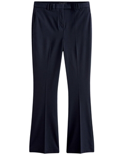 Расклешенные брюки со складками, темно-синий Next