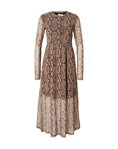 Платье Anima, цвет Brown/Light brown Jdy