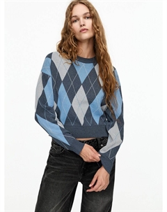 Свитер, цвет Light blue/Dark blue Pull & bear