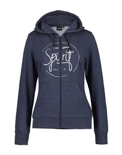 Толстовка с капюшоном на молнии, темно-синий Icepeak