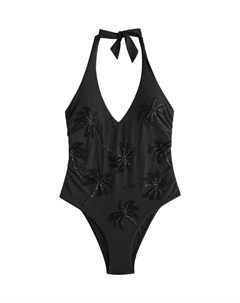 Треугольный купальник, черный Next