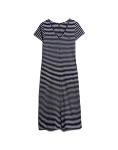 Платье Thru Jersey short sleeve midi, синий Superdry