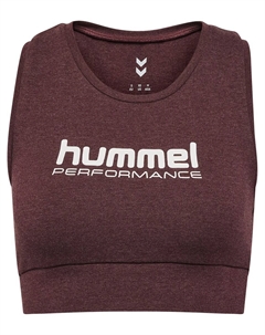 Спортивный топ Pulse, коричневый Hummel