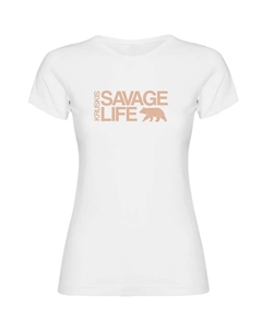 Футболка с коротким рукавом Savage Life, белый Kruskis