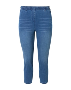 Узкие джеггинсы, синий деним Ulla popken