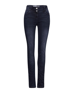 Узкие джинсы Vicky, темно-синий Cecil