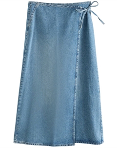 Юбка, синий деним Next