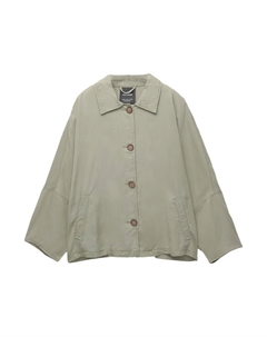 Куртка межсезонная, зеленый Pull & bear