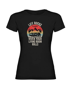 Футболка с коротким рукавом Life Rocks, черный Kruskis