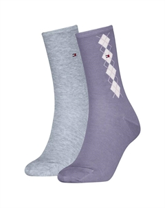 Носки 2 шт Argyle, фиолетовый Tommy hilfiger