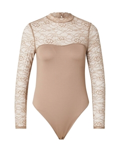 Боди-рубашка ONLSIA, темно-бежевый Only