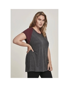 Футболка с коротким рукавом S Raglan Contract, коричневый Urban classics