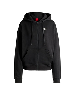 Толстовка Dalfine 10249110 01 full zip, черный Hugo