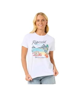 Футболка с коротким рукавом Crystal Standard, белый Rip curl