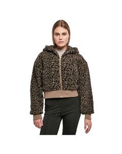 Куртка Short Oversized AOP Sherpa, коричневый Urban classics