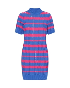 Вязаное платье Boho, синий Izia