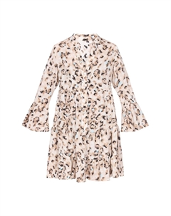 Платье-рубашка, цвет Camel/Ecru Faina