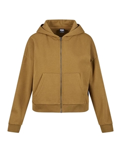 Толстовка Boxy full zip, коричневый Urban classics